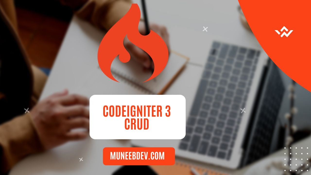CodeIgniter 3 crud - MuneebDev