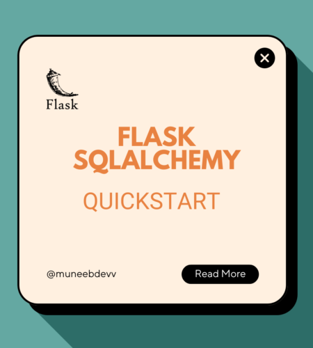 Flask SqlAlchemy Quickstart