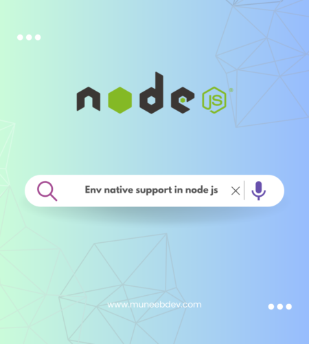 Native .env Support in Node.js: No More dotenv Required!