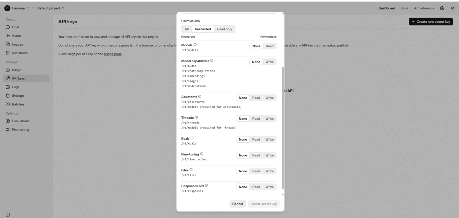 Set Up Your OpenAI API Key (2025): You vs Service Accounts