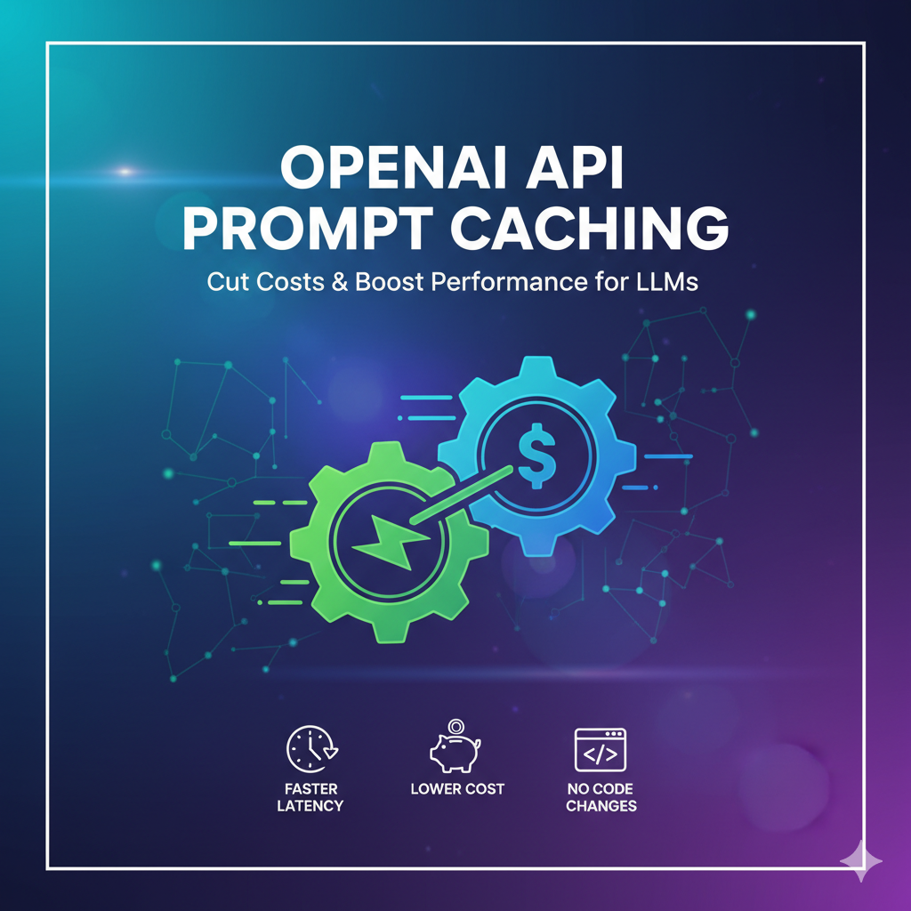 Prompt Caching in OpenAI API cost savings illustration
