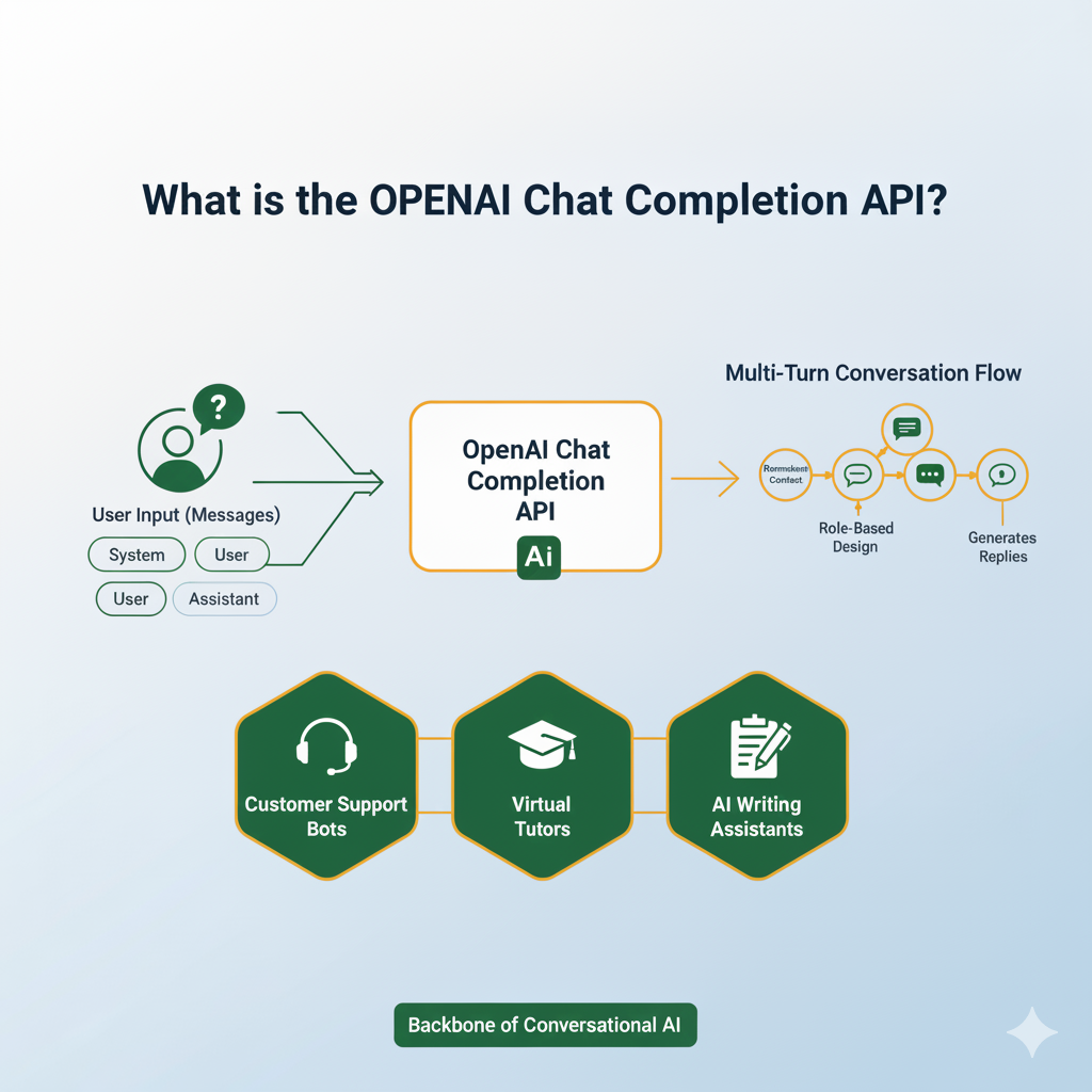 Benefits of using the OpenAI Chat Completion API including contextual memory, scalability, flexibility, multi-language support, and secure API key