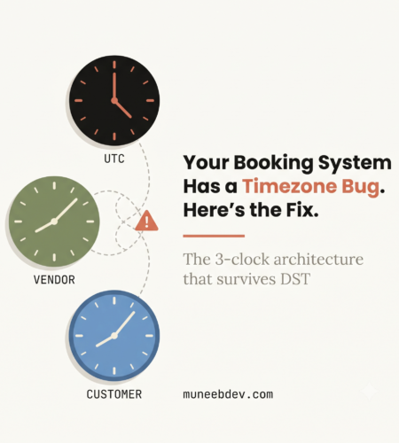 How to Handle Timezones in a Booking System: The Architecture That Survives DST